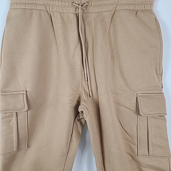 NEW CSG Men's Cargo Jogger Pants Toupe Cotton Blend Hi-Rise Sz L NWT Retail $50 - Picture 2 of 7